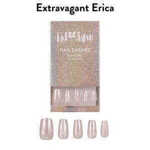 NEW Red Aspen Press-On Nail Medium Coffin Neutral Glitter